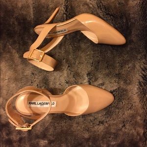 Karl Lagerfeld Paris Nude Heels